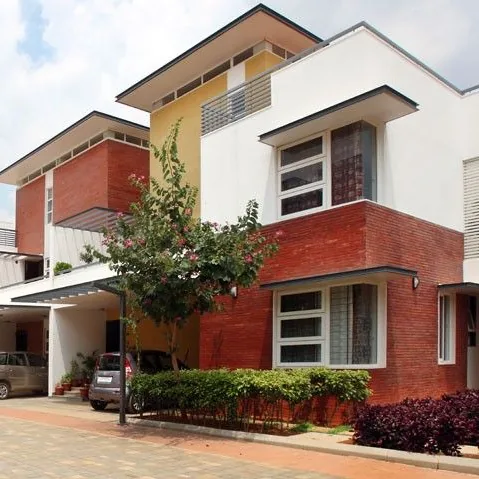 Vaishnavi Commune, Sarjapur Road Villas along a street at Vaishnavi Commune